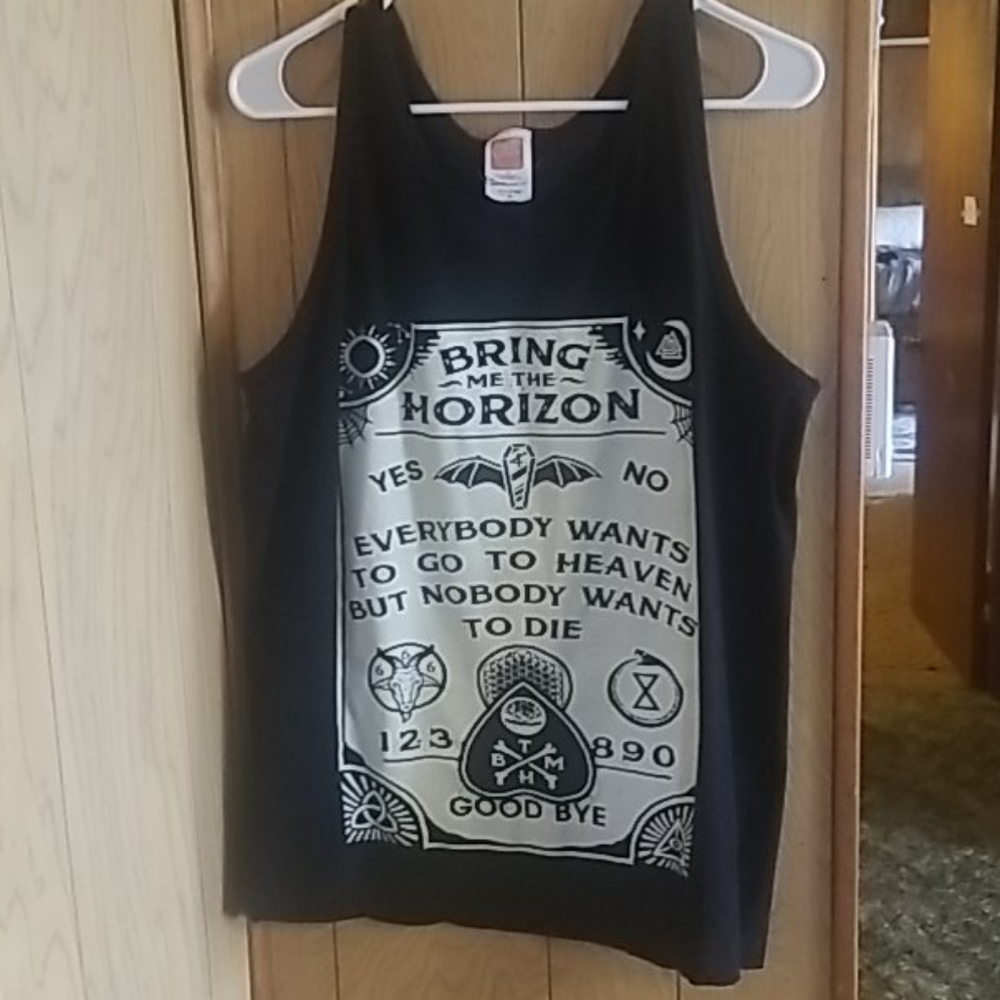 Bring me the horizon tank medium bmth shirt band